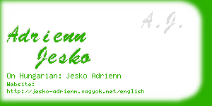 adrienn jesko business card